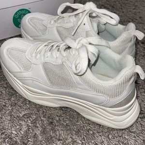 White Chunky Sneakers